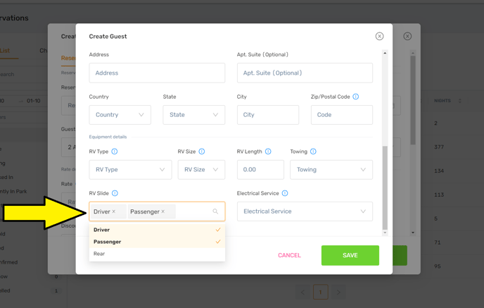 RV Slide Multiple Choices